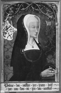 Wilhelmina van Naaldwijk by anonymous circle of Master of Alkmaar