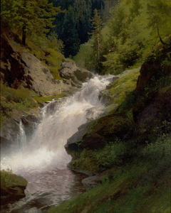 Winona Falls by Hermann Ottomar Herzog