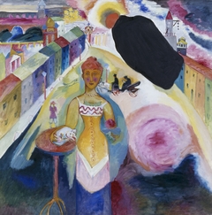 Woman in Moscow by Wassily Kandinsky