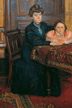 Woman with Child (Mathilde Schönberg with Daughter Gertrud) by Richard Gerstl