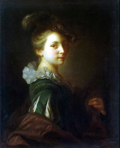 Young Woman in Theatrical Costume by Alexis Grimou