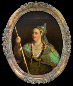 A female allegorical figure by Arent de Gelder