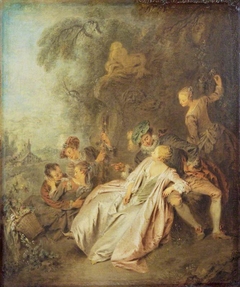 A Gallant Conversation by Jean-Baptiste Pater