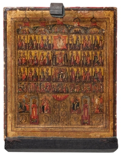 A Miniature Iconostasis by Unknown painter