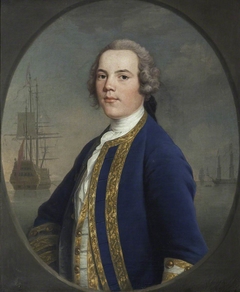 A Naval Officer, possibly Thomas Adams (d.1748) by Anonymous