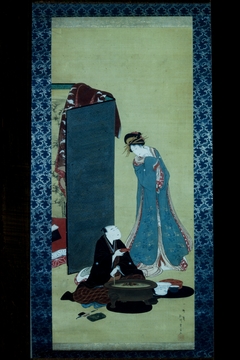 A Night-cap by Utagawa Toyohiro