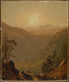 A Sketch in Kauterskill Clove by Sanford Robinson Gifford