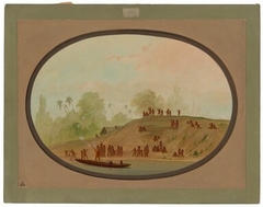 A Small Lengua Village by George Catlin