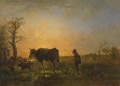 Abendlandschaft by Max Joseph Wagenbauer