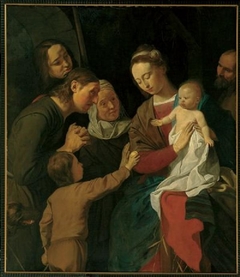 Adoration of the Shepherds by Leendert van der Cooghen