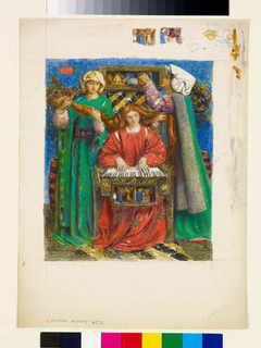 After Rossetti  - A Christmas Carol by Charles Fairfax Murray