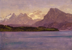 Alaskan Coast Range by Albert Bierstadt