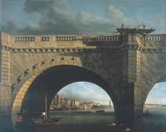 An Arch of Westminster Bridge by Samuel Scott