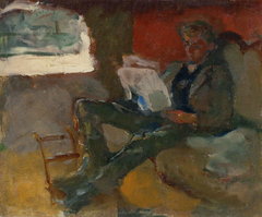 Andreas Reading by Edvard Munch