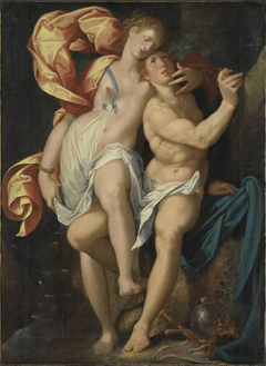 Angelica und Medoro by Bartholomeus Spranger