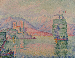 Antibes le soir by Paul Signac