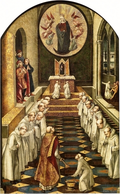 Apparition of the Virgin to a Community of Dominicans by Pedro Berruguete