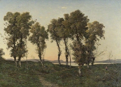 Autumn Evening by Henri Harpignies
