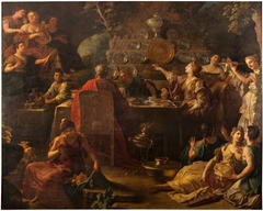 Banquete de Telémaco y Mentor by Michel Ange Houasse