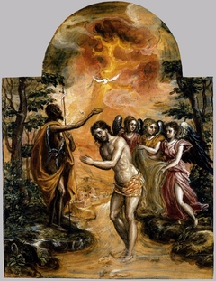 Baptism of Christ by El Greco