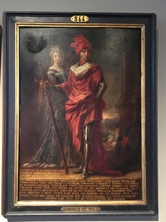 Baudouin VI Le Paisible et Richilde de Hainaut by Arnould de Vuez