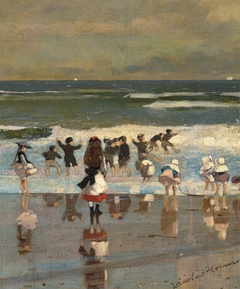 Beach Scene by Winslow Homer