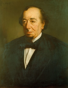 Benjamin Disraeli, 1st Earl of Beaconsfield (1804-81) by Heinrich von Angeli