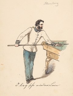 Billiard by Friedrich Carl von Scheidlin