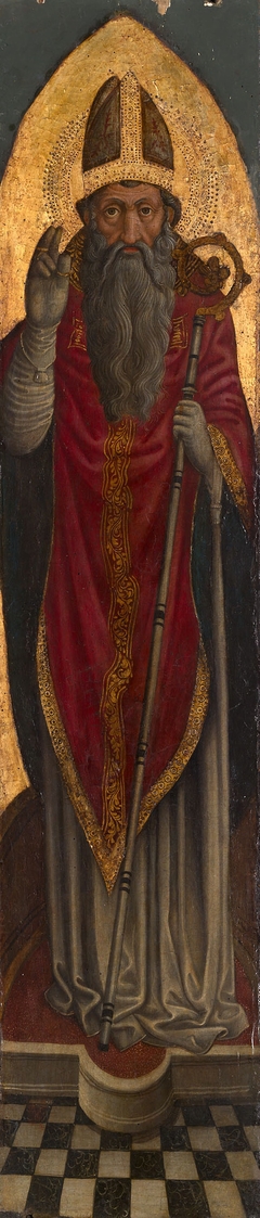 Bishop Saint from an Augustinian altarpiece by Anonymous