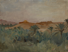 Biskra – The Sirocco (Palm Trees) by Jan Ciągliński