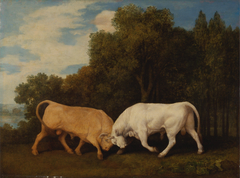 Bulls Fighting by George Stubbs