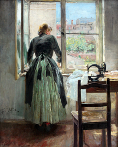 By the Window by Fritz von Uhde