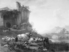 Cattle in a Southern Region by Willem Romeyn