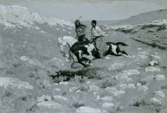 Ceremony of the Fastest Horse by Frederic Remington