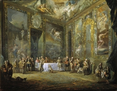 Charles III dining before the Court by Luis Paret y Alcázar