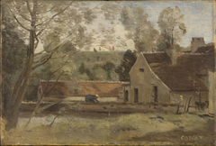 Château Thierry by Jean-Baptiste-Camille Corot