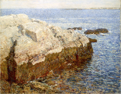 Cliff Rock - Appledore by Childe Hassam