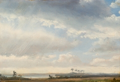 Clouds over a Coastal Landscape by Johan Christian Dahl