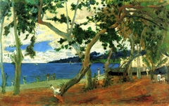 Coastal Landscape from Martinique by Paul Gauguin