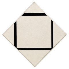 Composition No. 1: Lozenge with Four Lines by Piet Mondrian