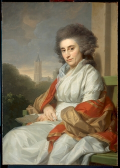 Cornelia Rijdenius (1746-1826). Echtgenote van Johannes Lublink by Johann Friedrich August Tischbein