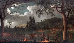 Corroboree at Newcastle by Joseph Lycett