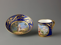 Cup and saucer by Anonymous