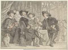 De overlieden van de Handboogdoelen by Julius Henricus Quinkhard