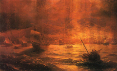 Destruction of Pompeii by Ivan Ayvazovsky