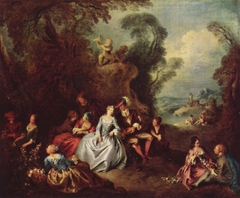 Die Freuden des Landlebens by Jean-Baptiste Pater