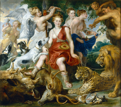 Die Krönung der Diana by Peter Paul Rubens