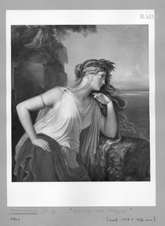 Die Nymphe Calypso by Johann Georg Hiltensperger