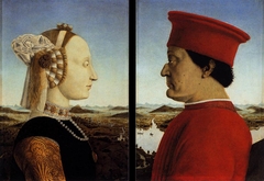 Diptych of Federico da Montefeltro and Battista Sforza by Piero della Francesca