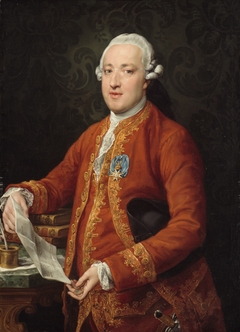 Don José Moñino y Redondo, Conde de Floridablanca by Pompeo Batoni